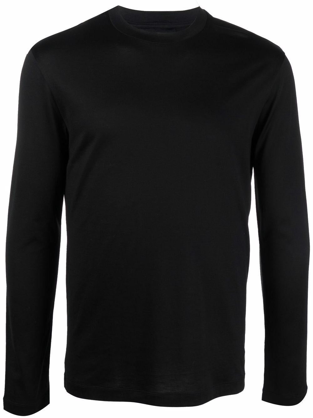 Maglione nero girocollo 