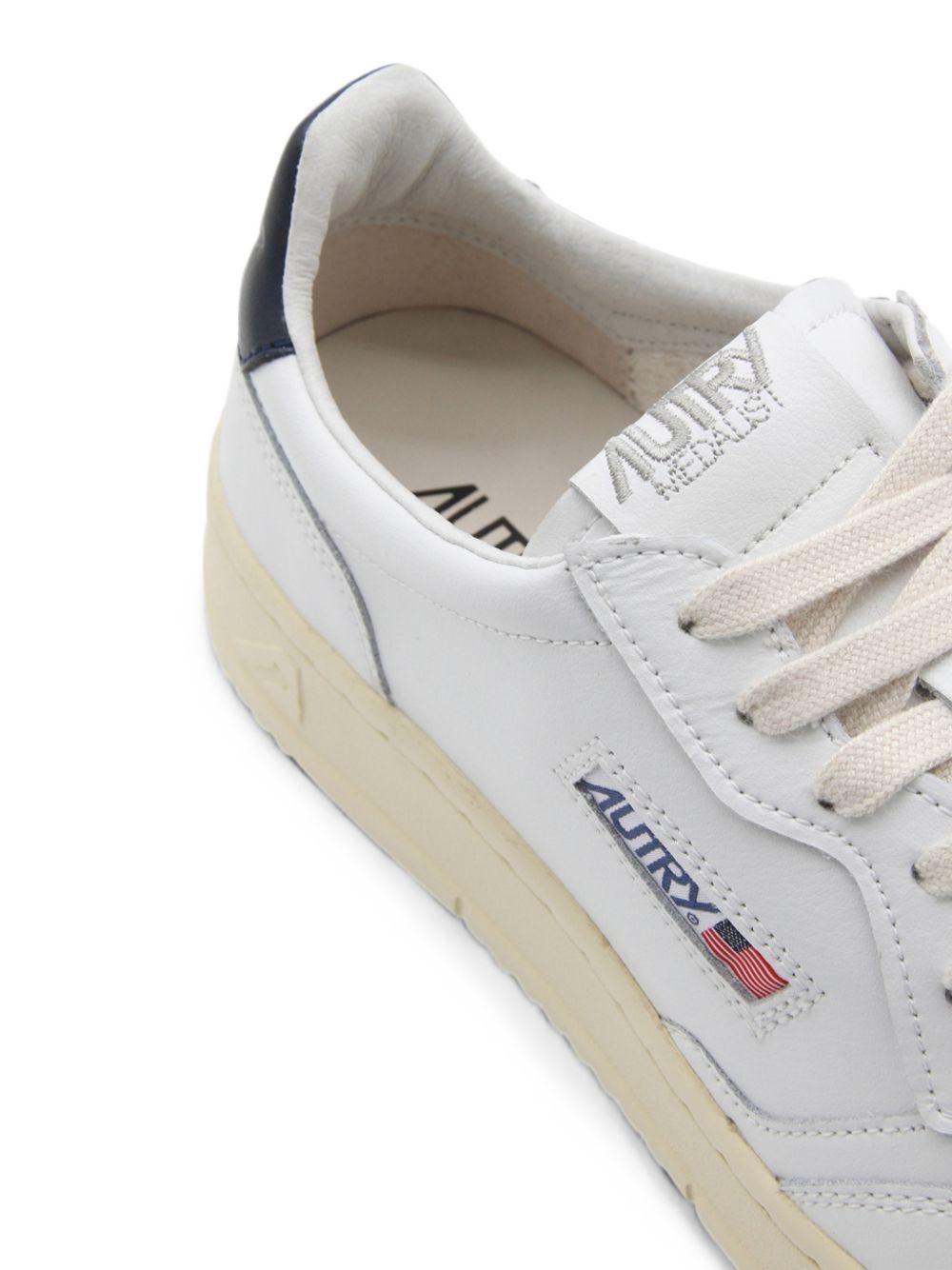 Sneakers white/space con applicazione logo 