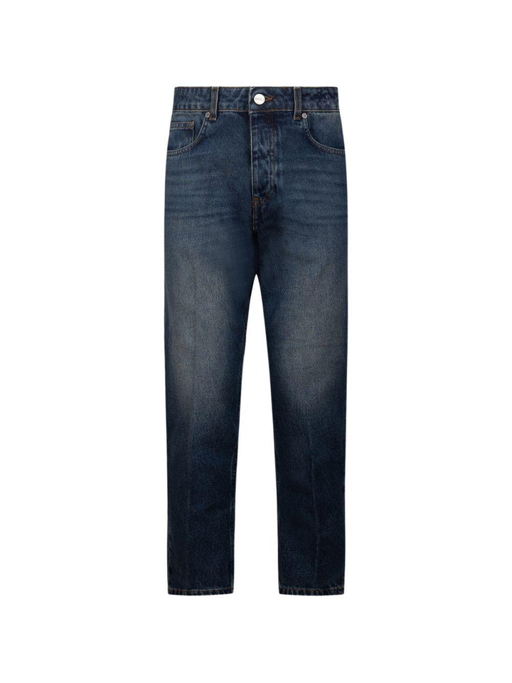Jeans denim scuro dritti 
