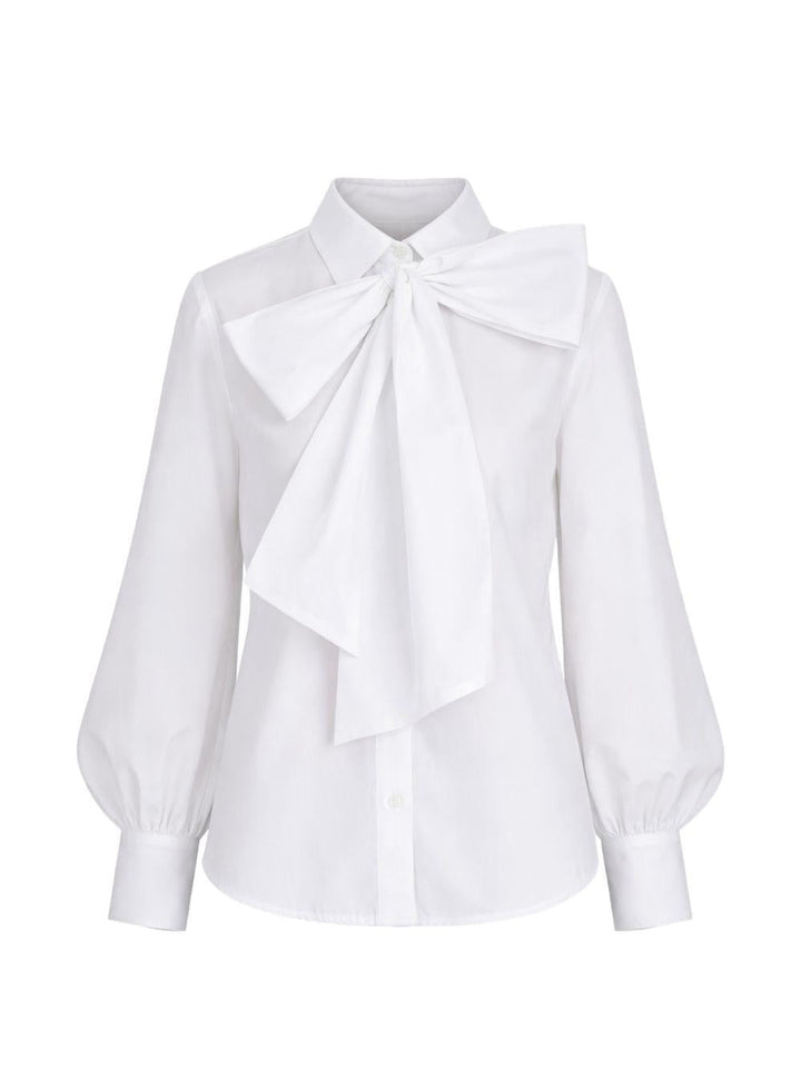 Camicia con dettaglio a fiocco 