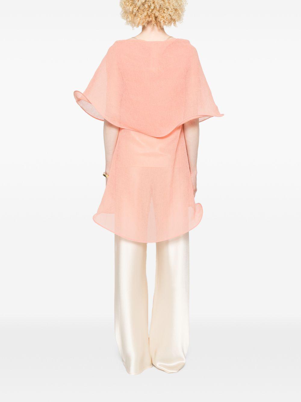 Top drappeggiato 