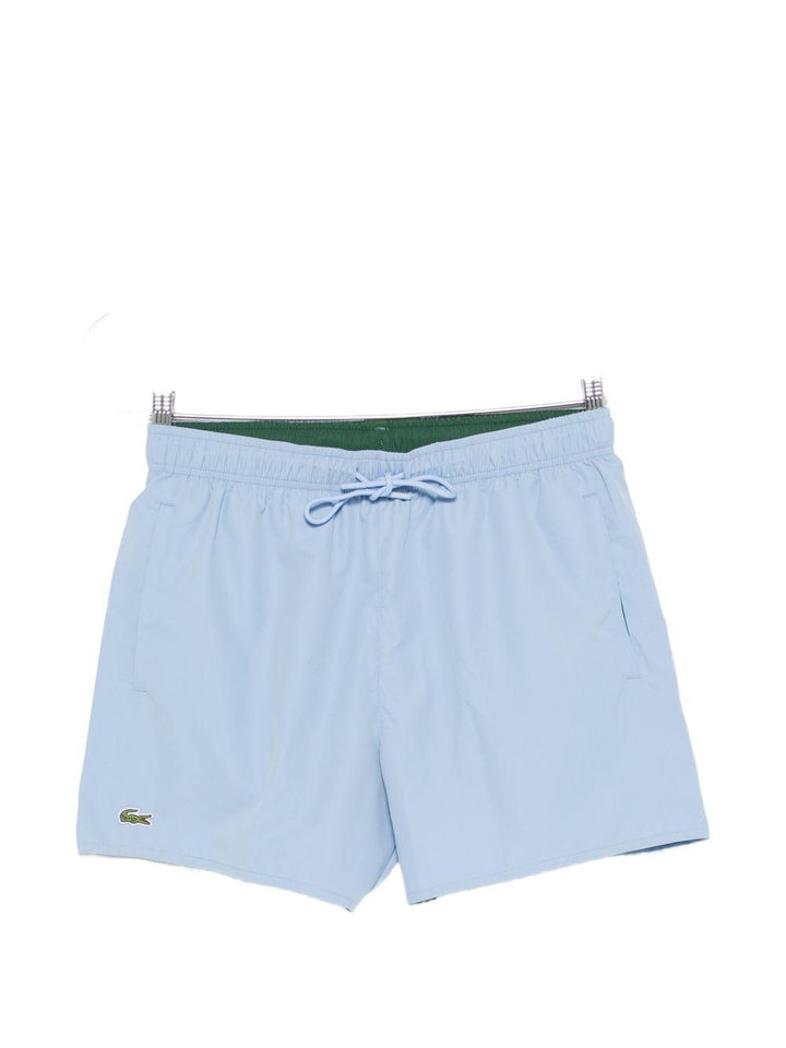 Costume da bagno azzurro con ricamo 