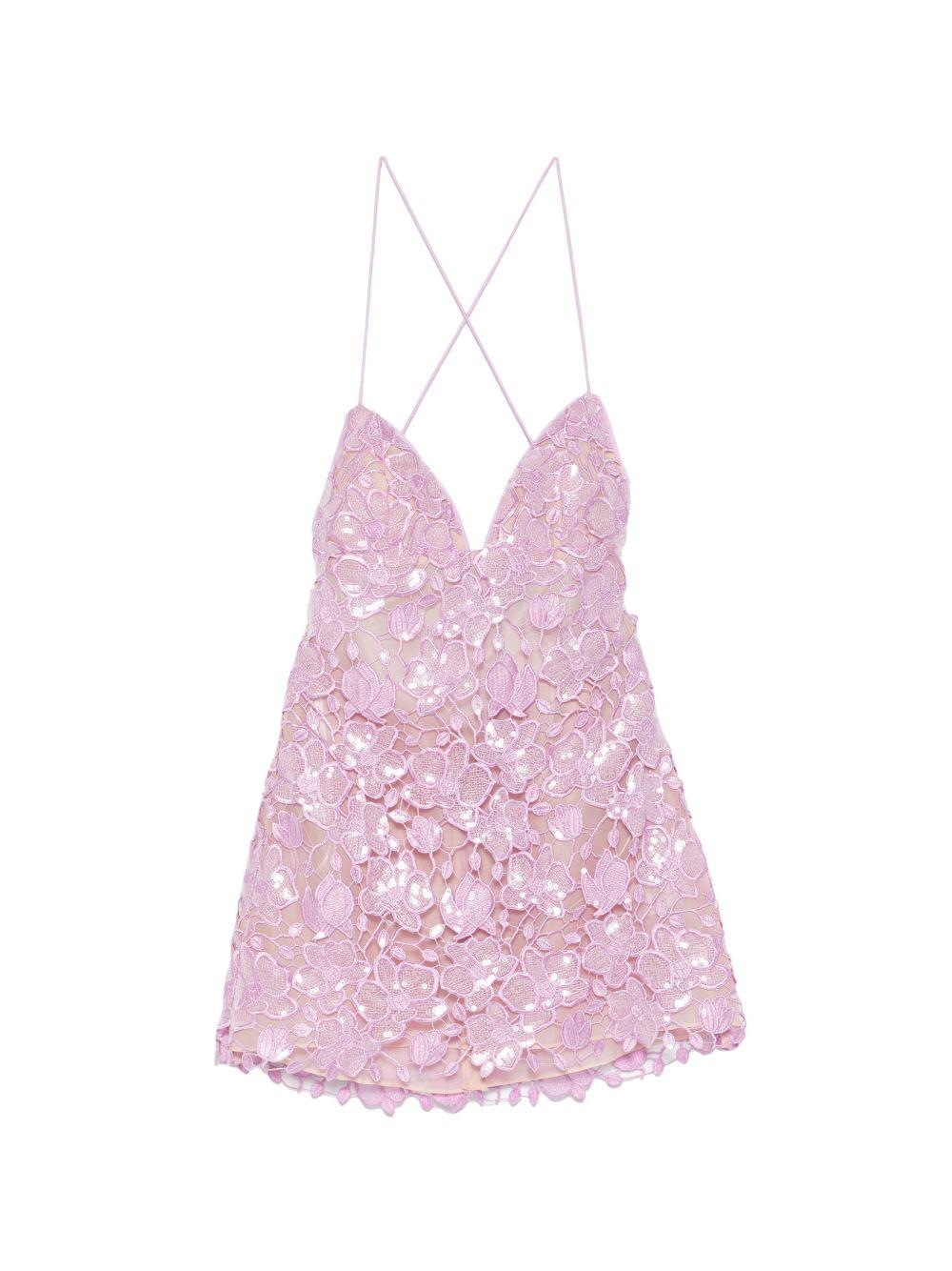 Abito corto Kamala con paillettes 