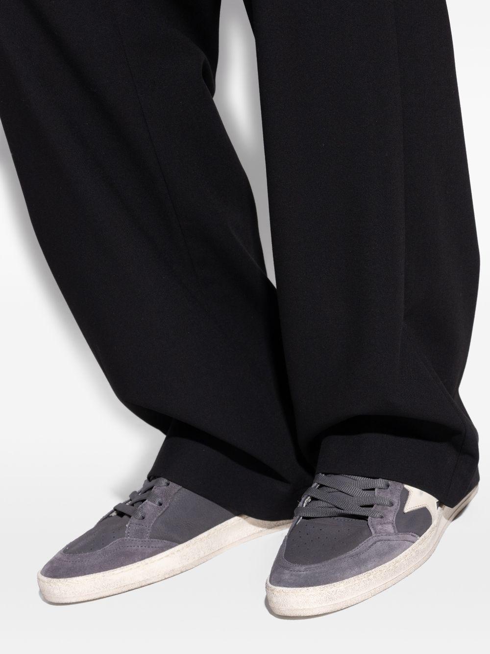 Sneaker antracite superstar nere con applicazioni 