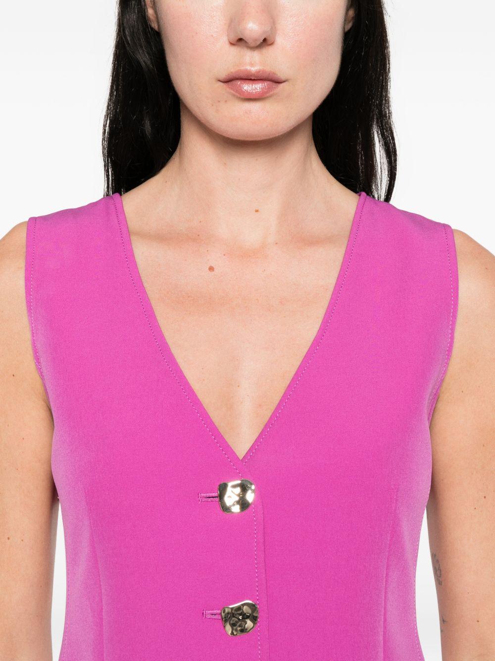 Gilet con bottoni 