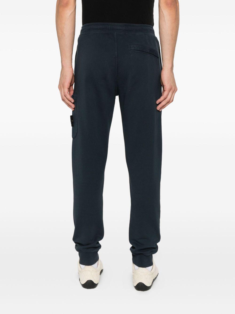 Pantaloni sportivi blu navy con tasca applicata 
