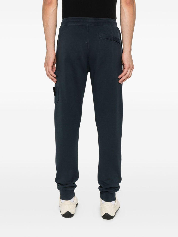 Pantaloni sportivi blu navy con tasca applicata 