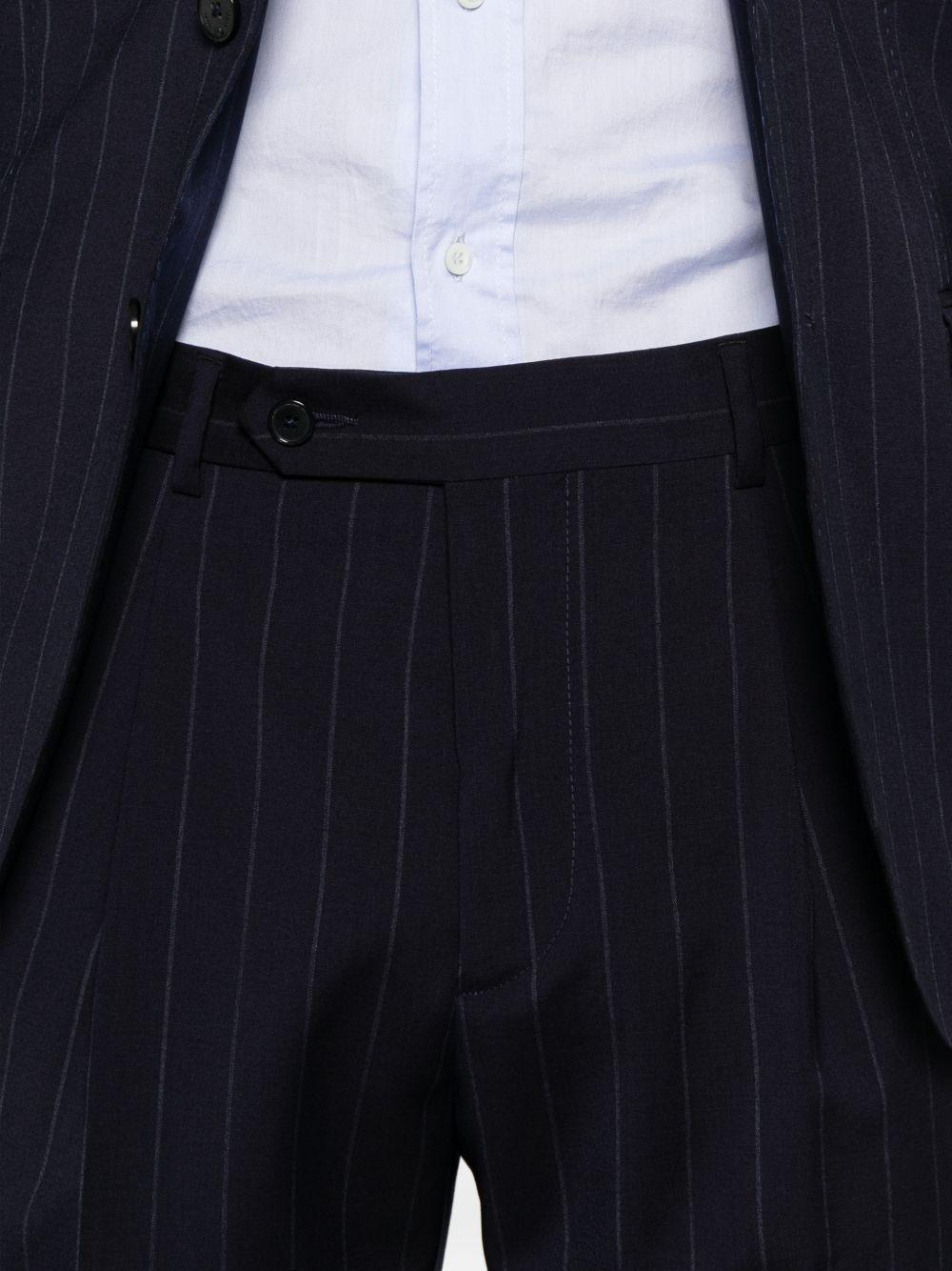 Abito gessato blu 