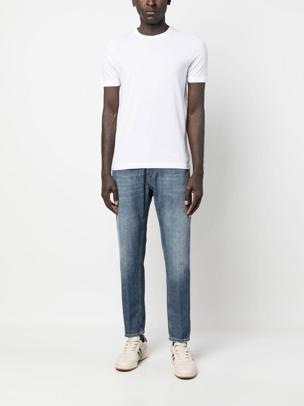 Jeans diani a vita media blu