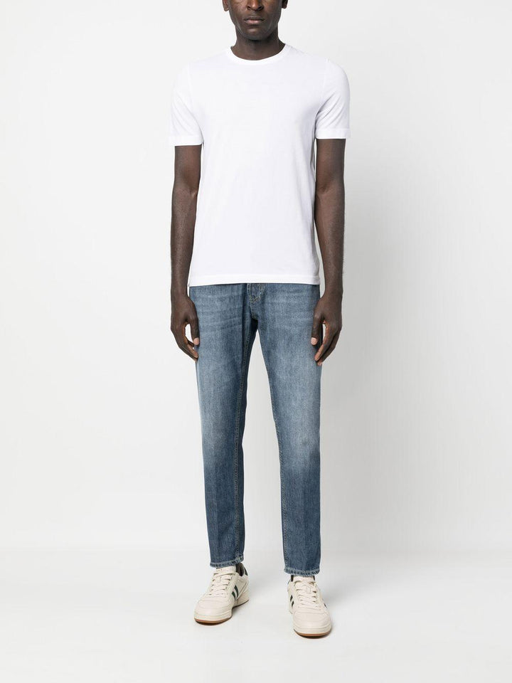 Jeans diani a vita media blu