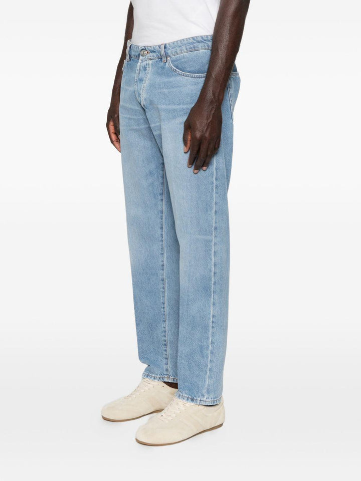 Jeans effetto slavato azzurro chiaro 