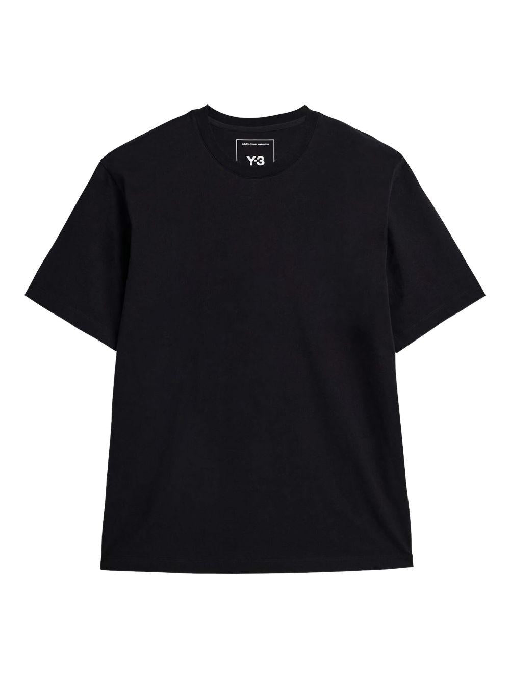 T-shirt nera con logo 