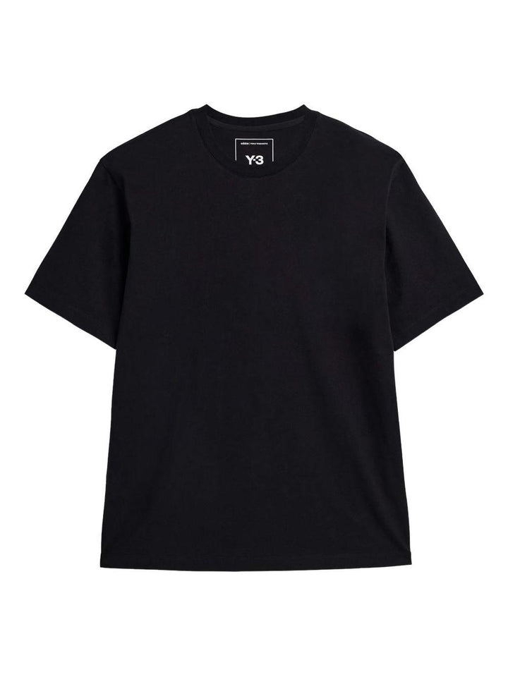 T-shirt nera con logo 