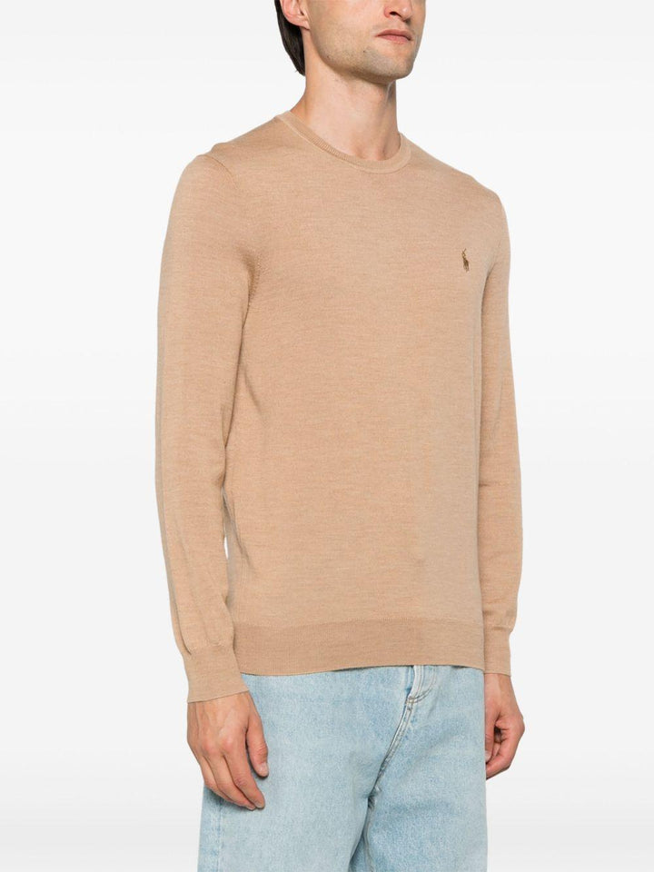 Maglione marrone cammello Polo Pony 