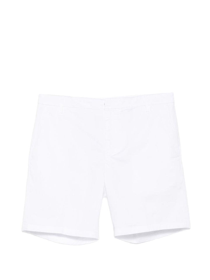 Shorts chino bianchi Manheim con logo 