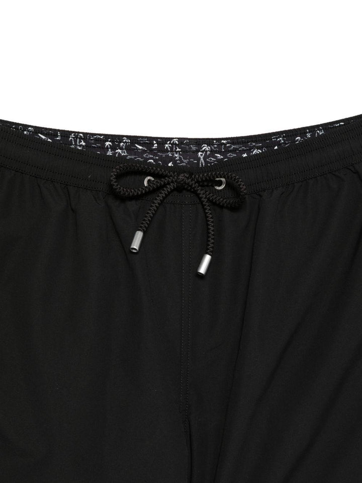 Costume da bagno nero con coulisse 