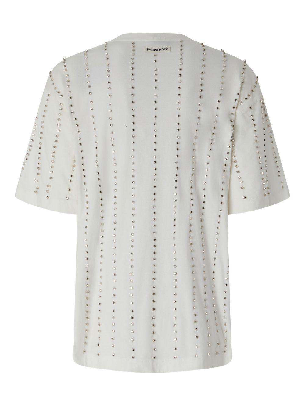 T-shirt con strass 