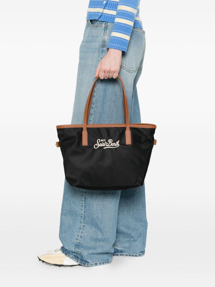 Borsa tote City media con ricamo 