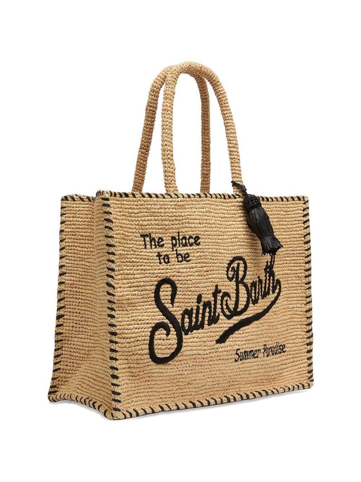 Borsa tote Collette in rafia 