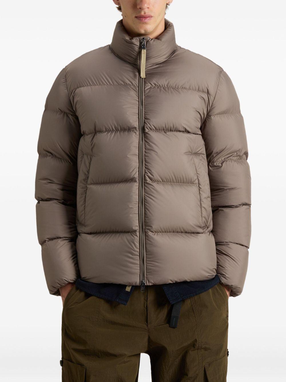 Giacca trapuntata beige 