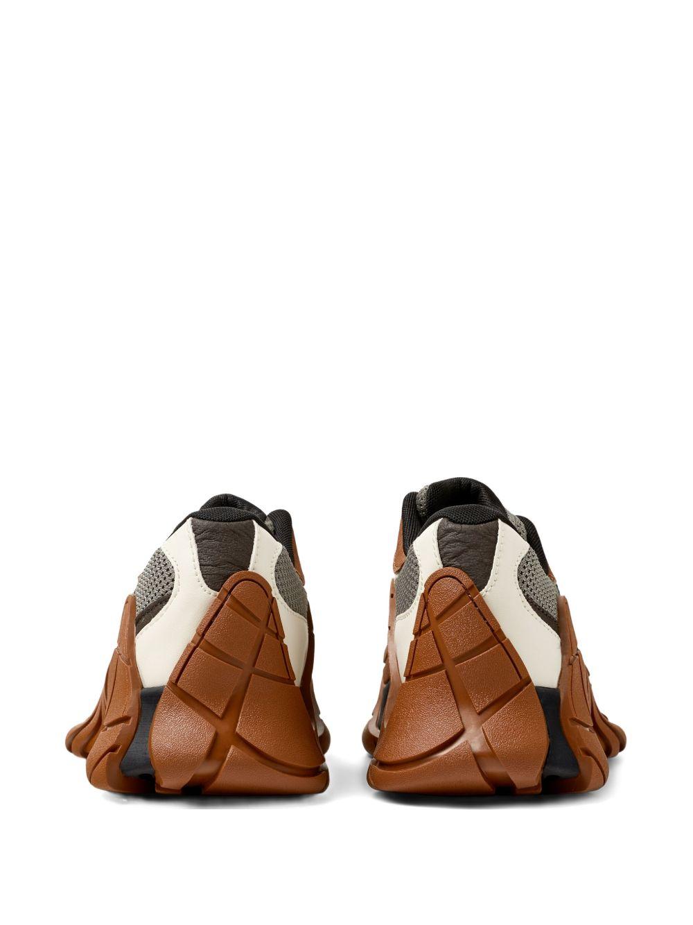 Sneakers Tormenta scolpite grigie e marroni 