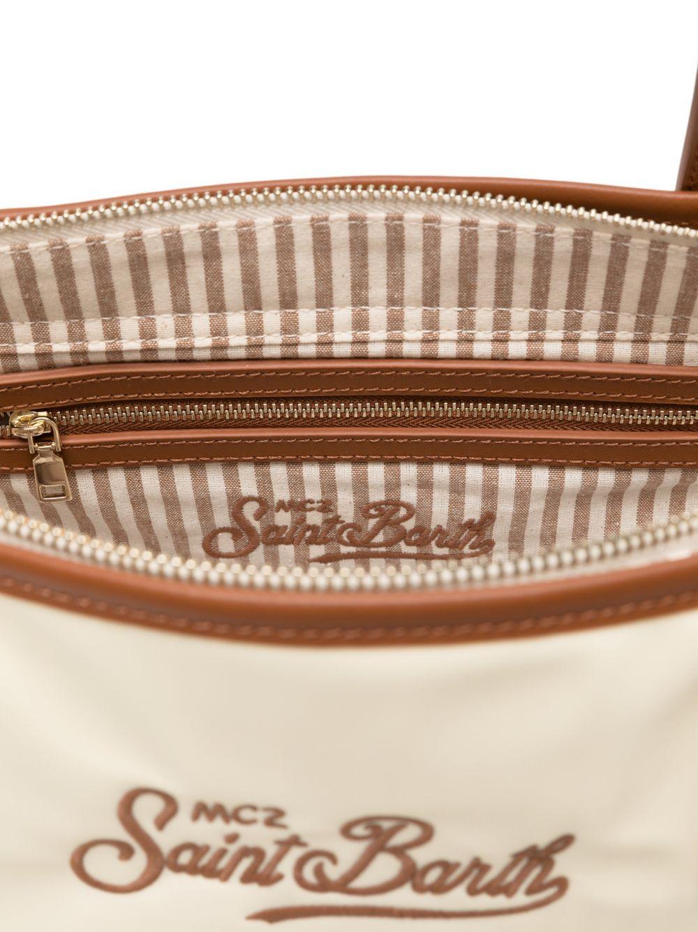 Borsa tote City media con ricamo 