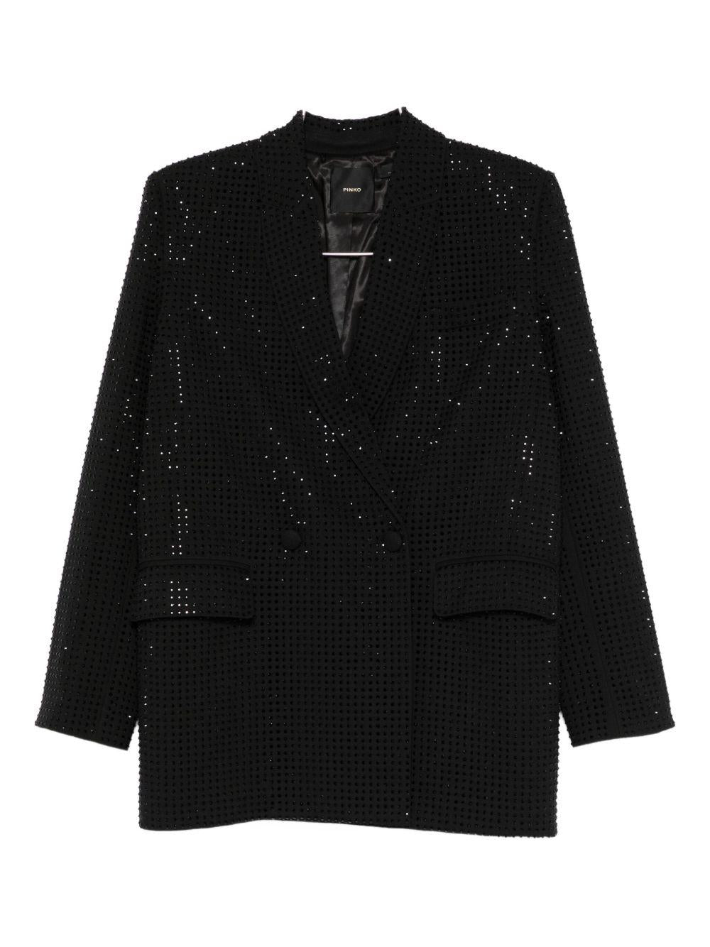 Blazer con cristalli 
