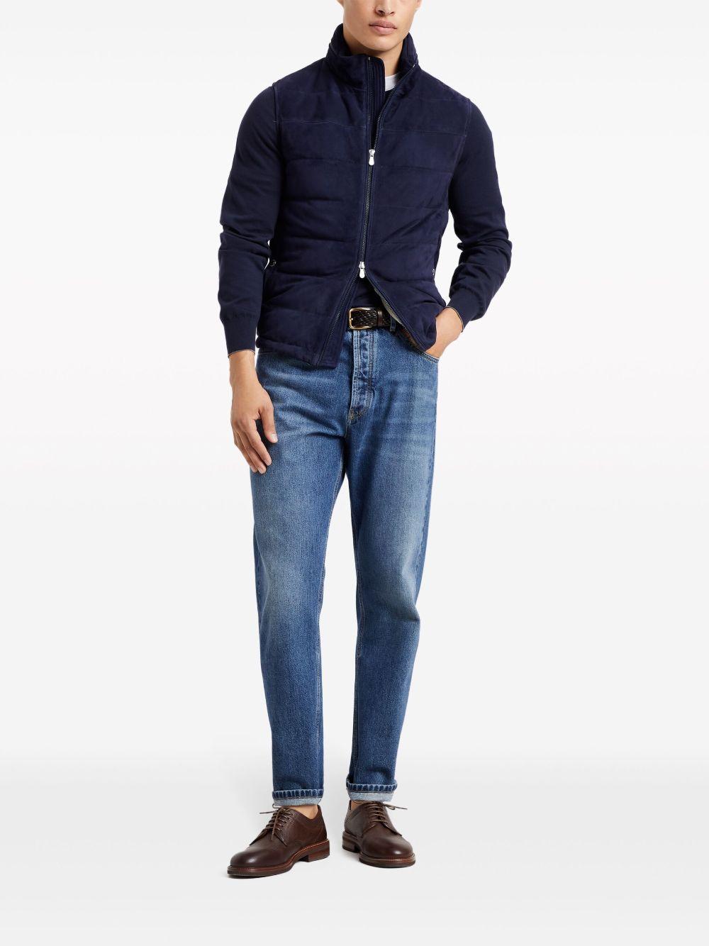 Maglione girocollo blu navy 