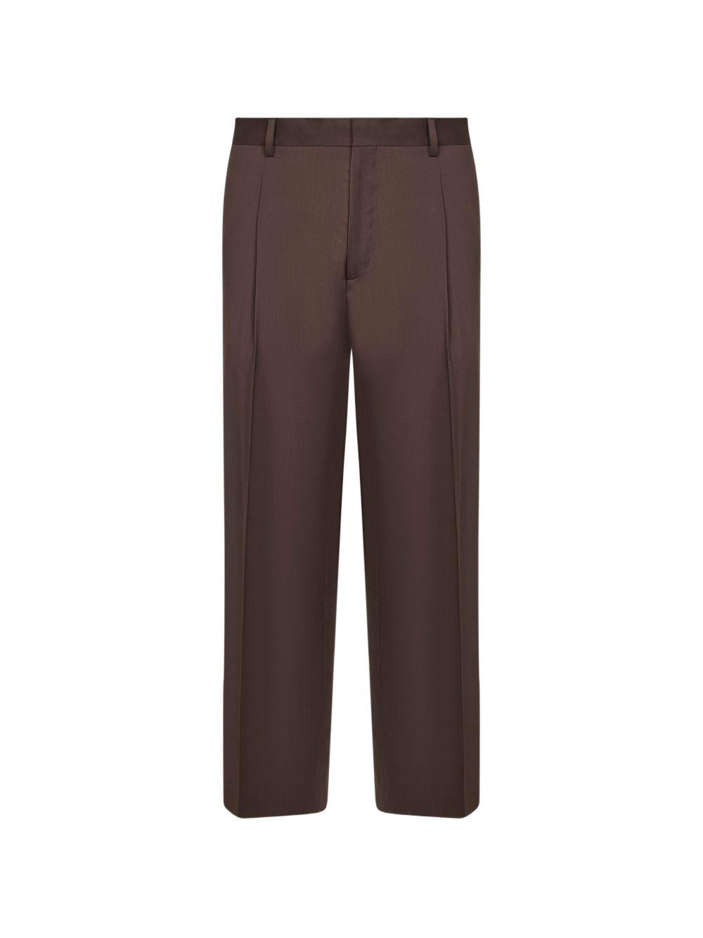 Pantaloni marroni dritti 
