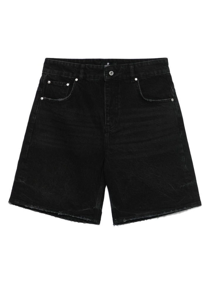 Shorts denim neri 