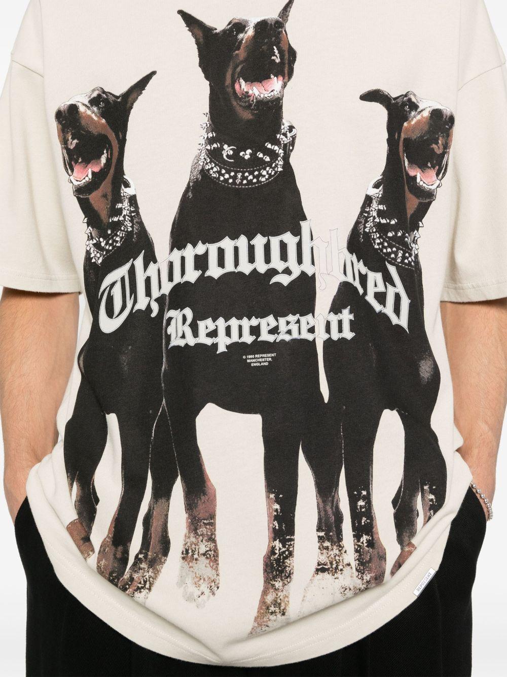 T-shirt bianca Thoroughbred 