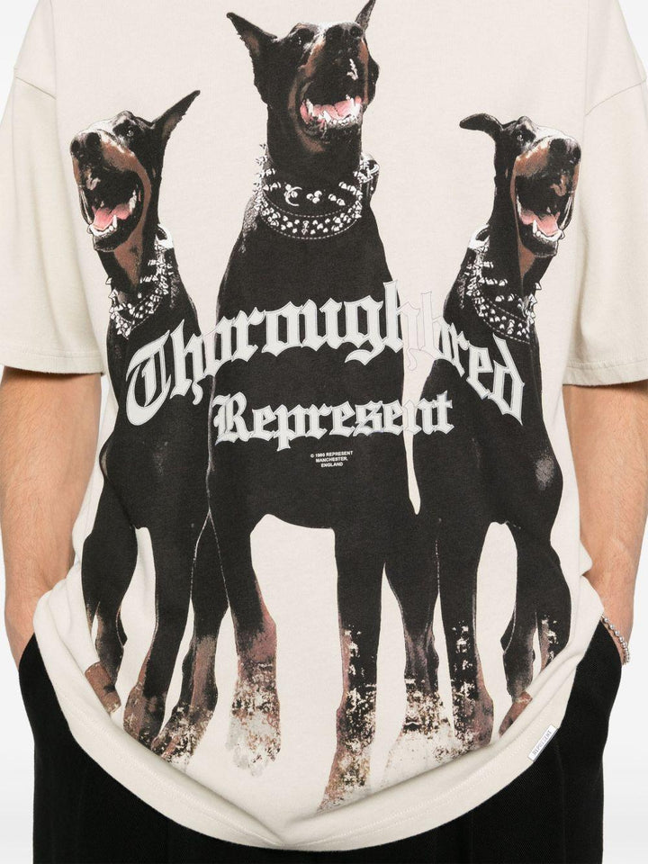 T-shirt bianca Thoroughbred 