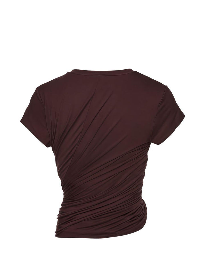 T-shirt con nodo laterale 