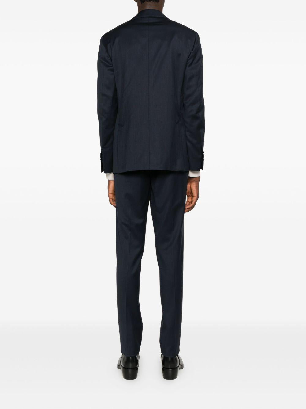 Completo monopetto blu navy 