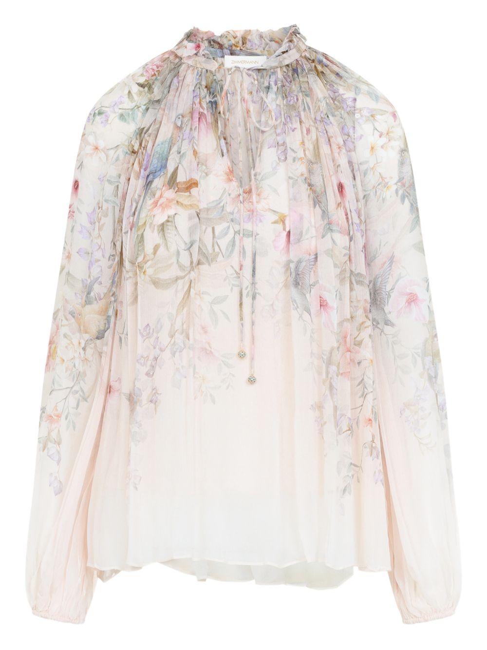 Blusa Rebellion con stampa 