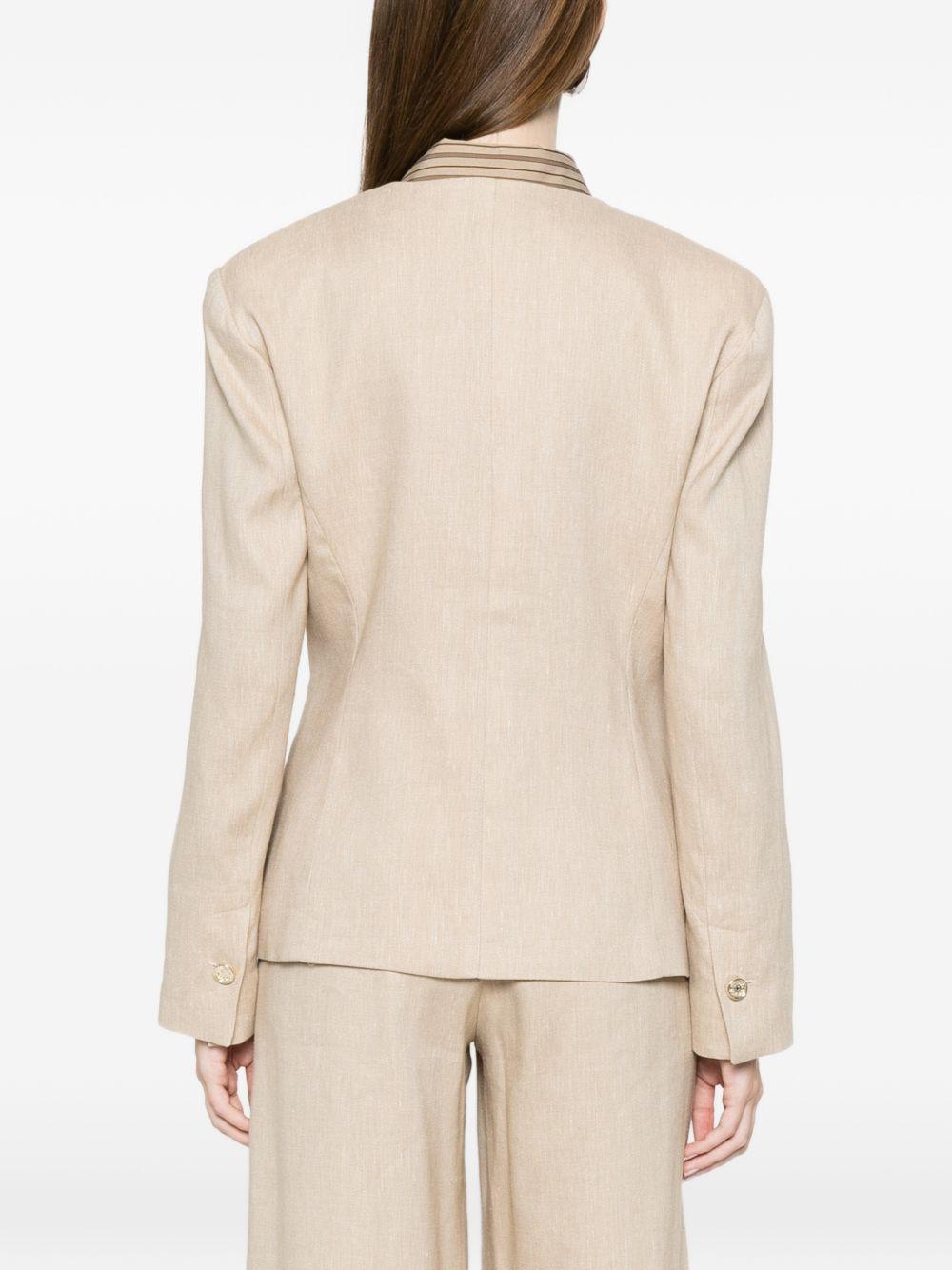 Blazer con bottone singolo 