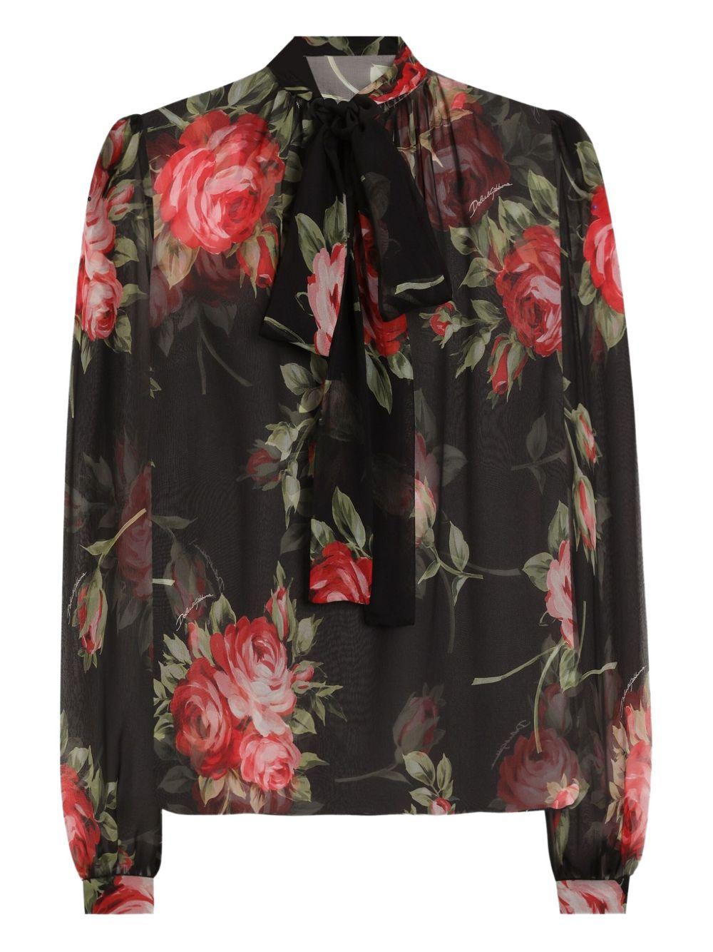 Blusa a fiori 