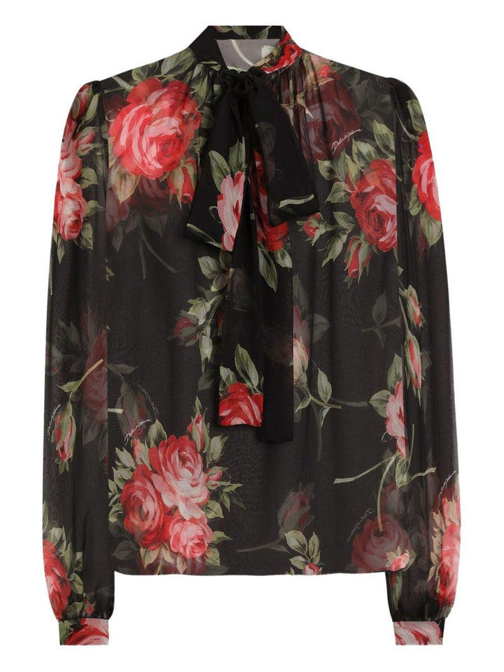 Blusa a fiori 