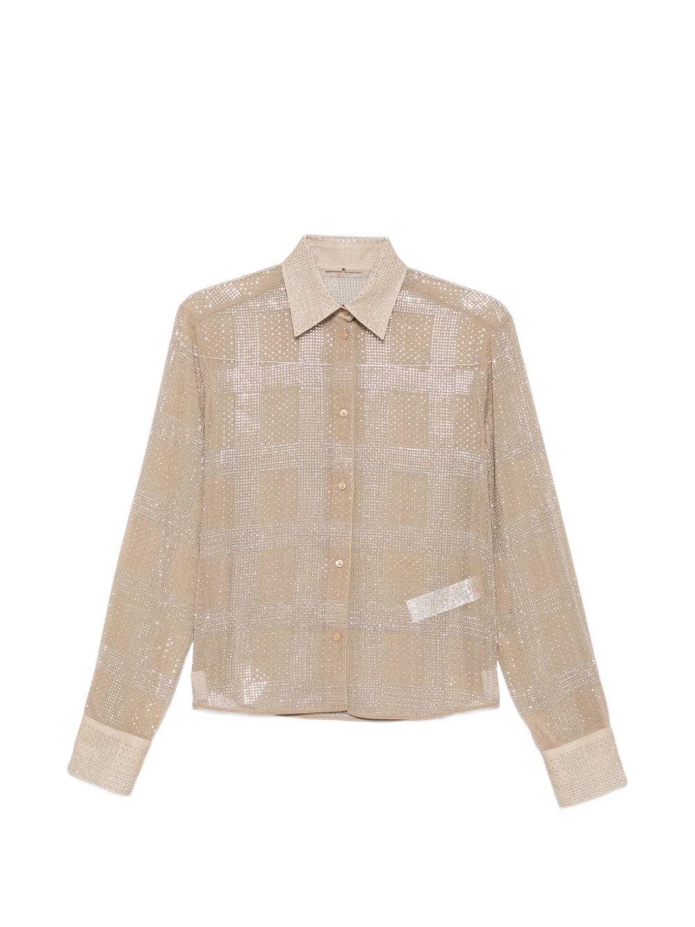 Camicia con applicazioni 