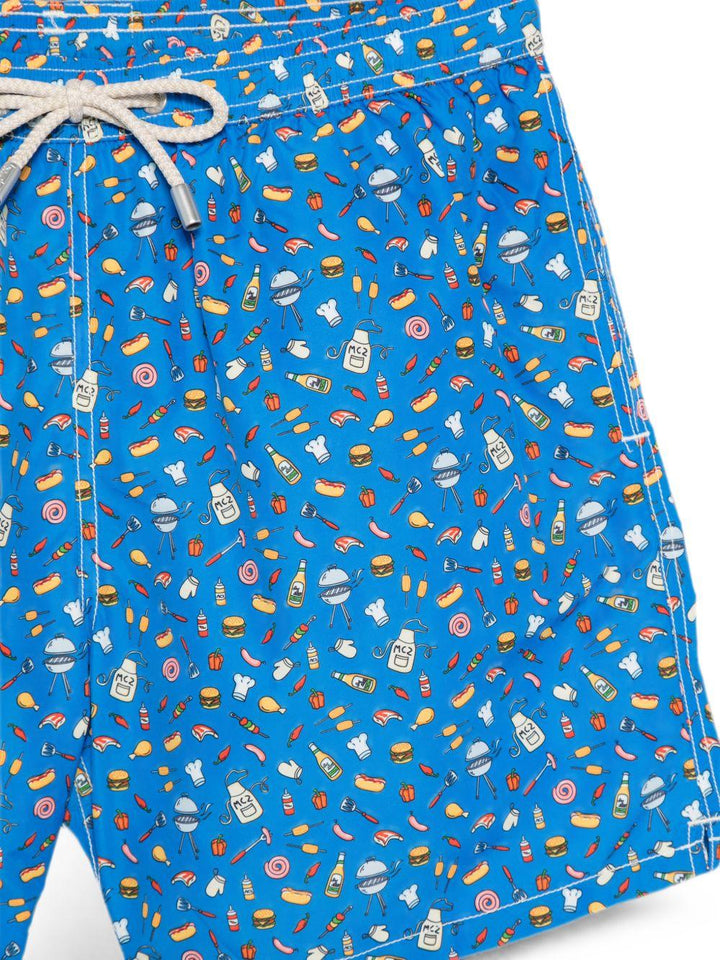 Costume da bagno blu 