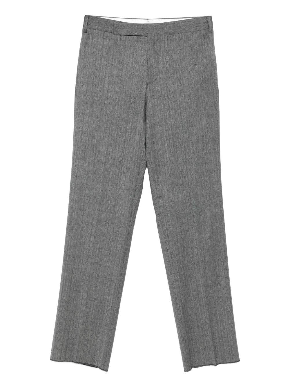 Pantaloni sartoriali grigi dritti 