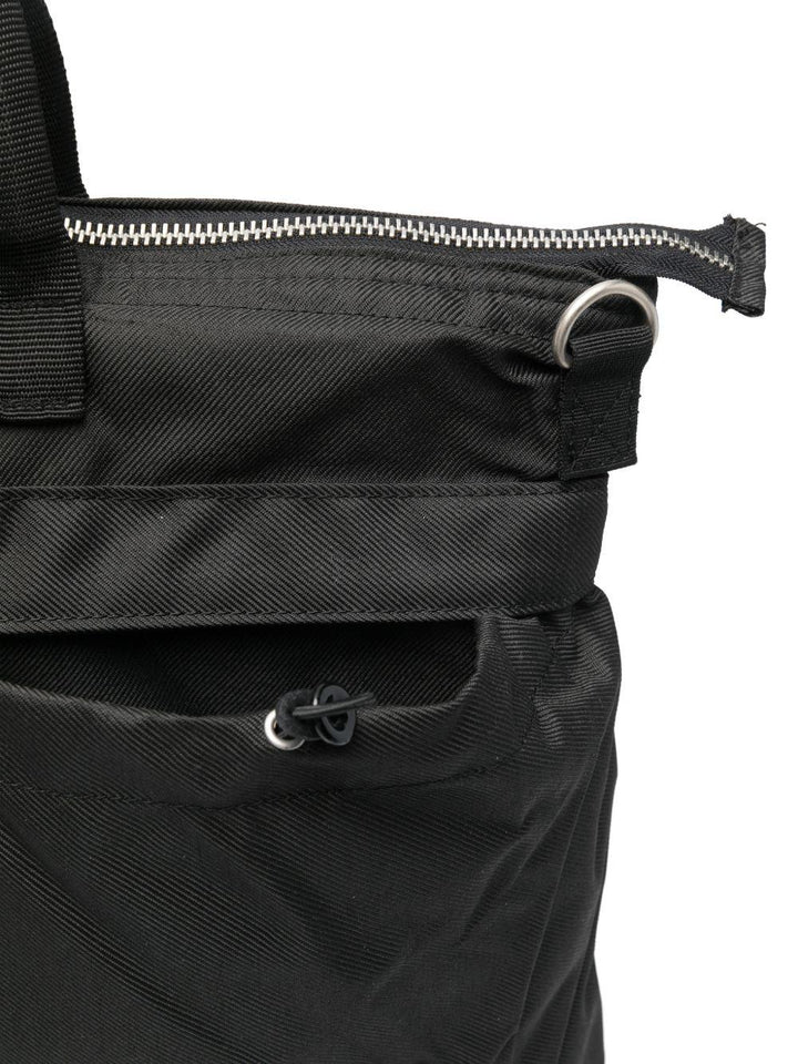 Borsa tote nera Helmet con manico 