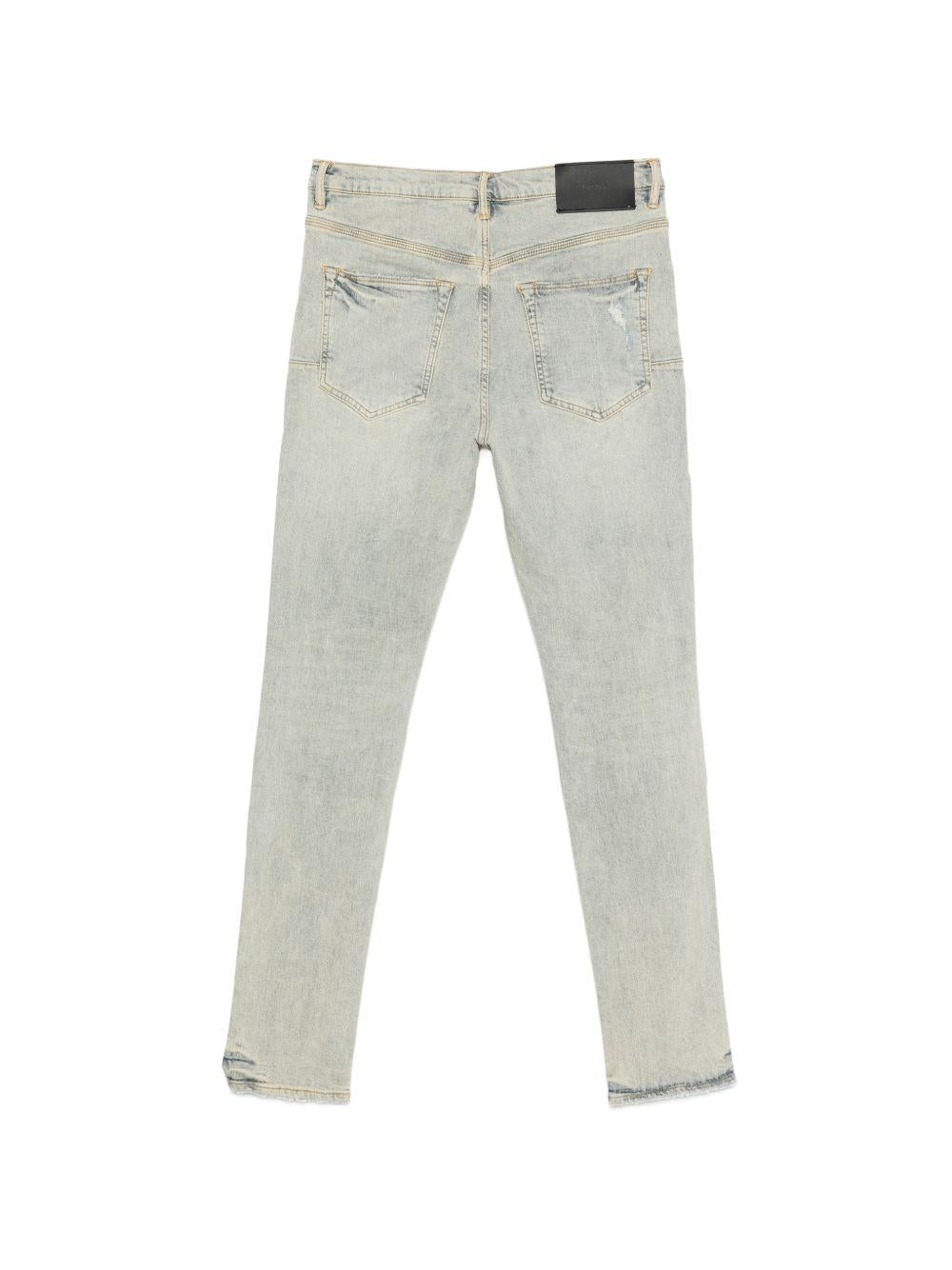 Jeans indigo effetto vissuto 
