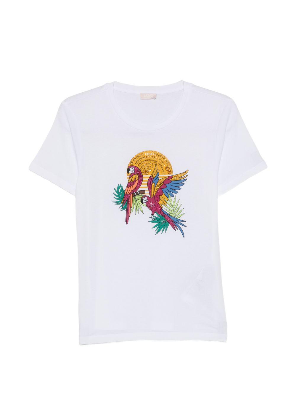 T-shirt con strass 