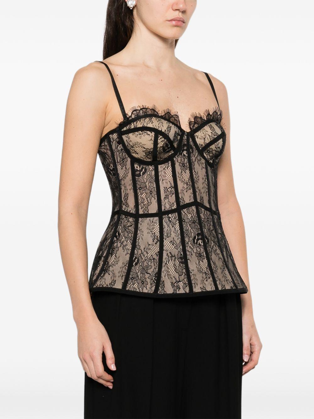 Bustier in pizzo 