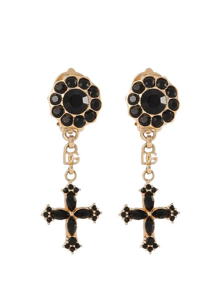Orecchini pendenti con strass 