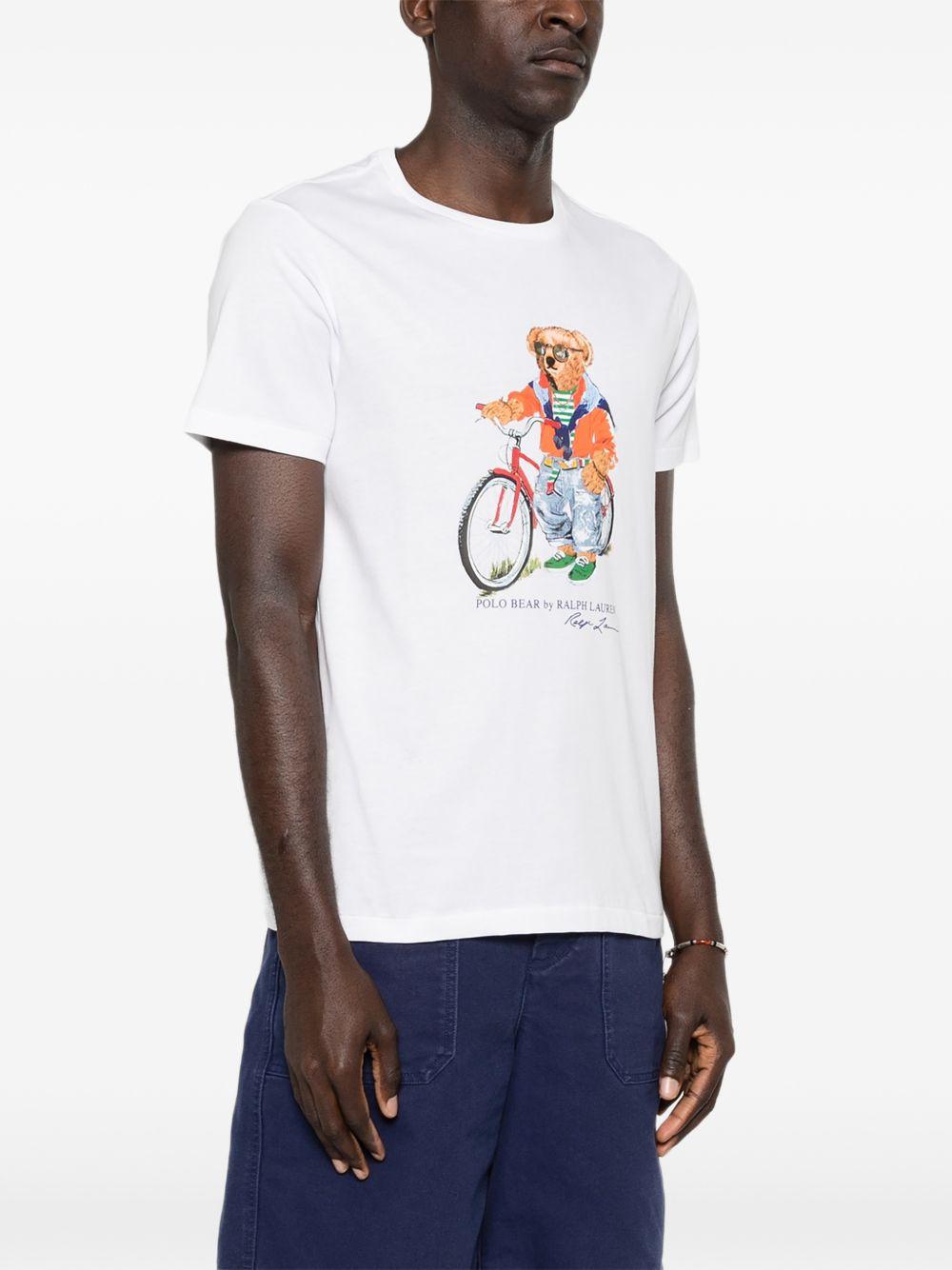 T-shirt bianca in cotone 