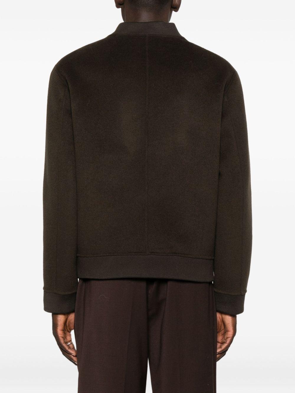 Bomber testa di moro con zip 