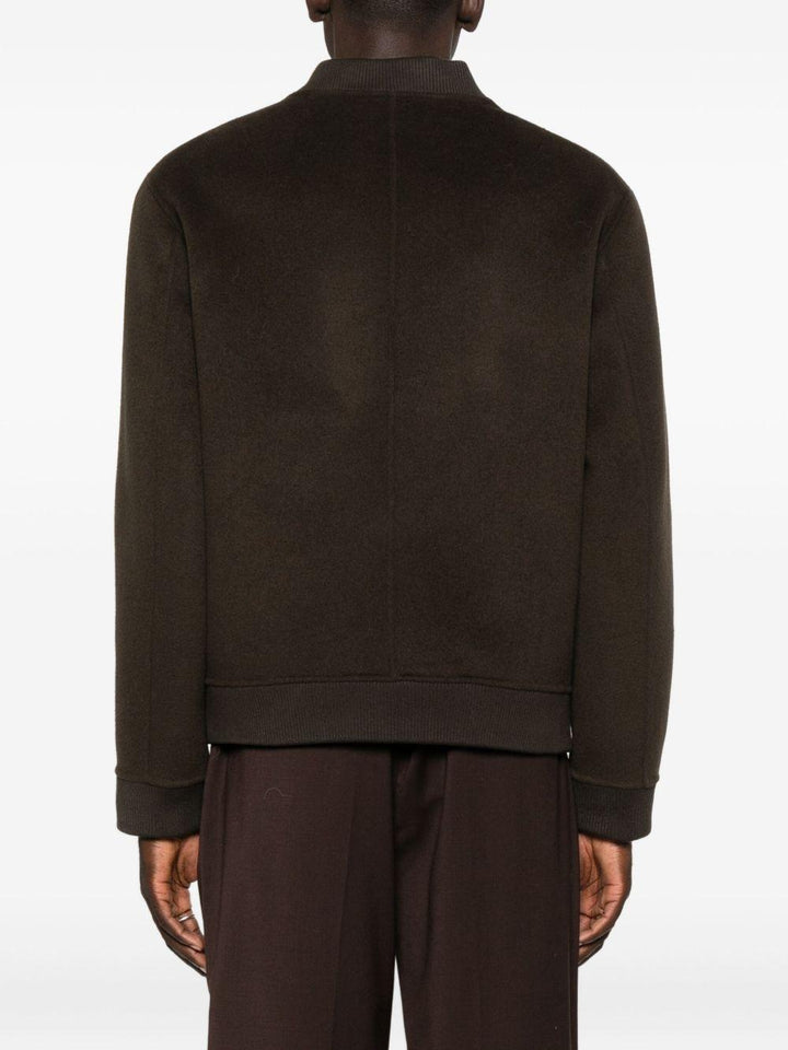 Bomber testa di moro con zip 
