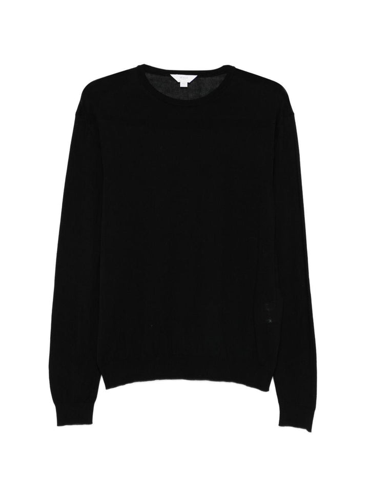 Maglione nero girocollo 